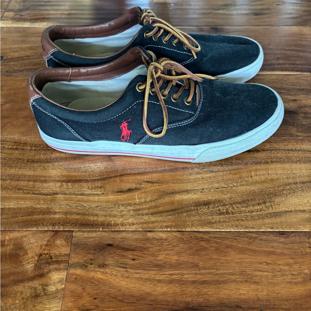 Polo by Ralph Lauren Black and Brown Sneakers